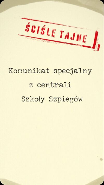 🤫 Psssst! Z okazji premiery książki ✌️„Szkoła szpiegów. Rewolucja” 🇺🇸 STUART GIBBS przesyła specjalną (ściśle tajną!) wiadomość dla polskich czytelników i czytelniczek serii SZKOŁA SZPIEGÓW! 🔥😎🕵️‍♀️🕵️ A w niej miłe słowa uznania dla polskiego wydania! @jarek.westermark i @medard____ - zobaczcie sami! ❤️😎💥

No to podsumujmy: 📣od dziś OFICJALNIE – Najnowszy, rewolucyjny tom bestsellerowej serii dla dzieciaków można czytać w papierze, na czytniku i słuchać fantastycznego audiobooka! 🥳

Książka już w księgarniach stacjonarnych i internetowych, np. 
@kulturalnysklep, ebook i audiobook np. w @publio.pl 
Linki znajdziecie w naszym BIO 💥

📒„Szkoła szpiegów. Rewolucja” Stuart Gibbs, tłum. Jarek Westermark, il. Mariusz Andryszczyk. Audiobook czyta Mateusz Grydlik. 

Książkę polecają: @lubimyczytac.pl @czasdzieci @ksiazki_aktywneczytanie @georgina.grybos - Literacka Kavka

#premiera #szkołaszpiegówrewolucja #szkołaszpiegów #stuartgibbs #jarekwestermark #mariuszandryszczyk #mateuszgrydlik #książkidladzieci #audiobookidladzieci #historia #przygoda #szkoła #dladzieci #książkidladzieciimłodzieży #dlanastolatków #ameryka #seriasprawdzonawakcji #agoradladzieci #radośćczytania